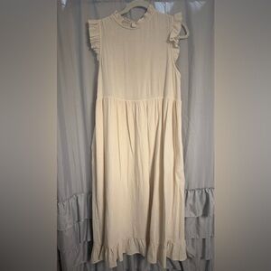 Urban outfitters dress medium cream